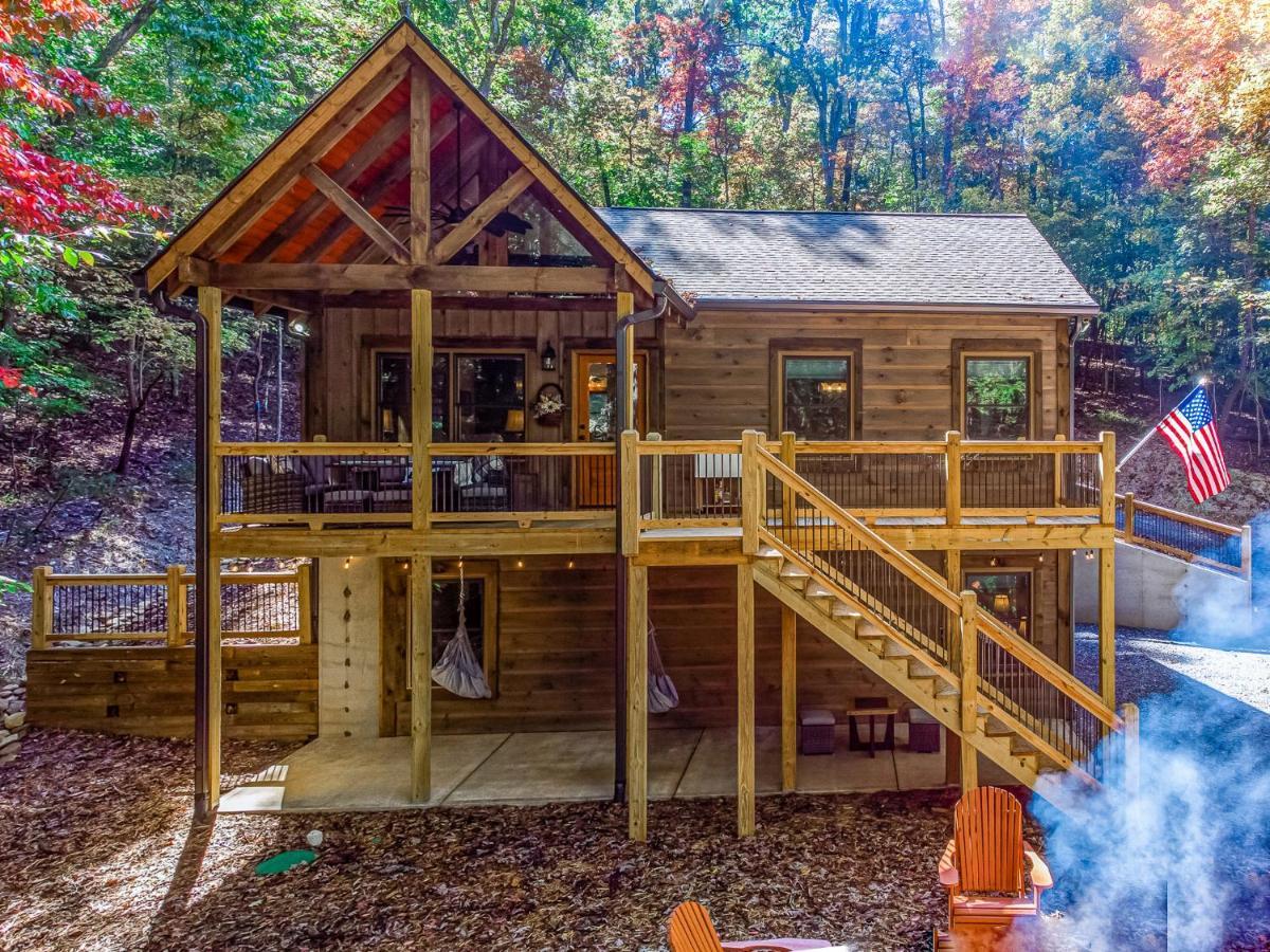 Brand New Build Luxury Mountain Chalet With Hot Tub, Pool, Game Room, Premium Features Ellijay Exteriör bild