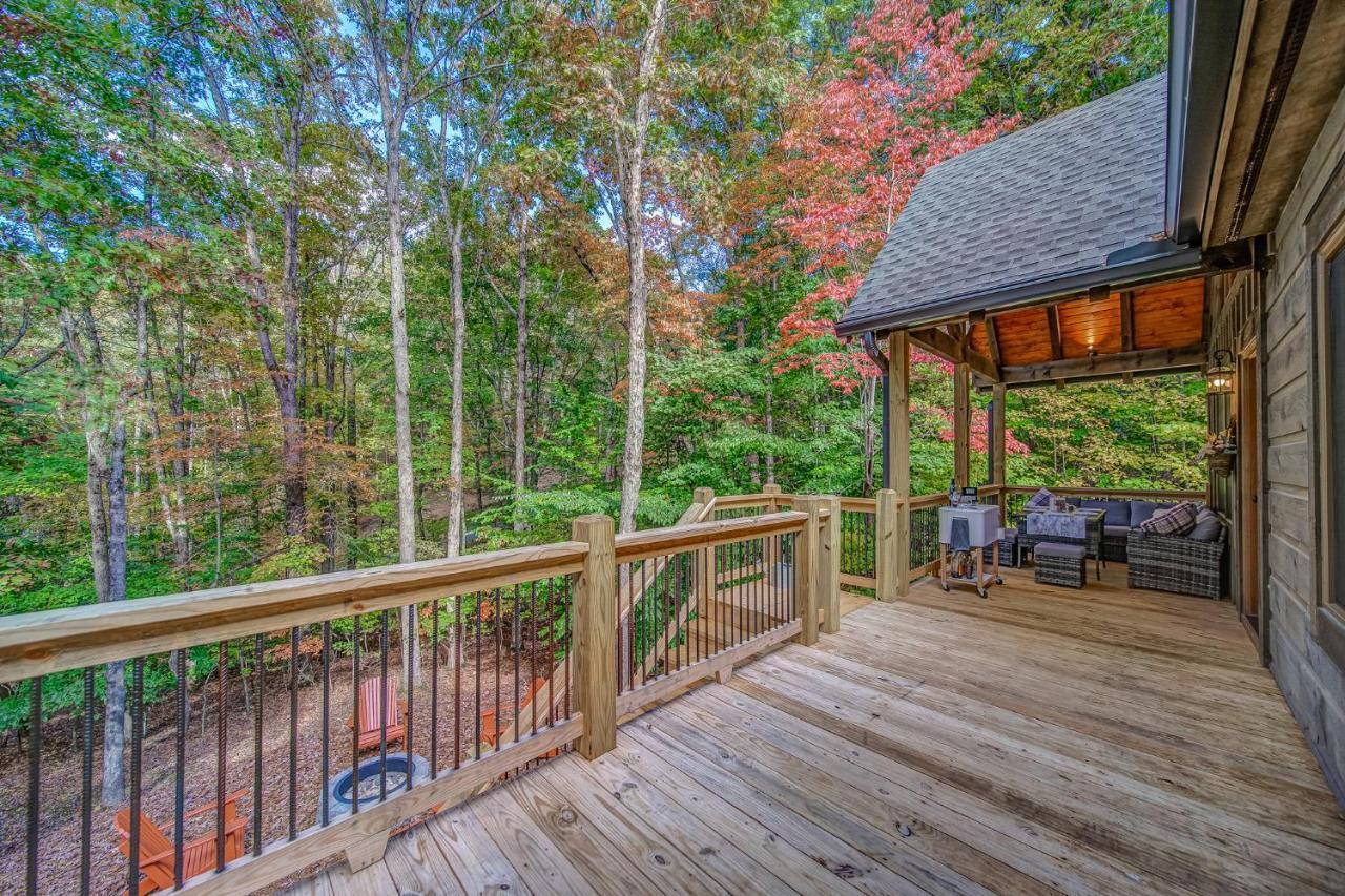 Brand New Build Luxury Mountain Chalet With Hot Tub, Pool, Game Room, Premium Features Ellijay Exteriör bild