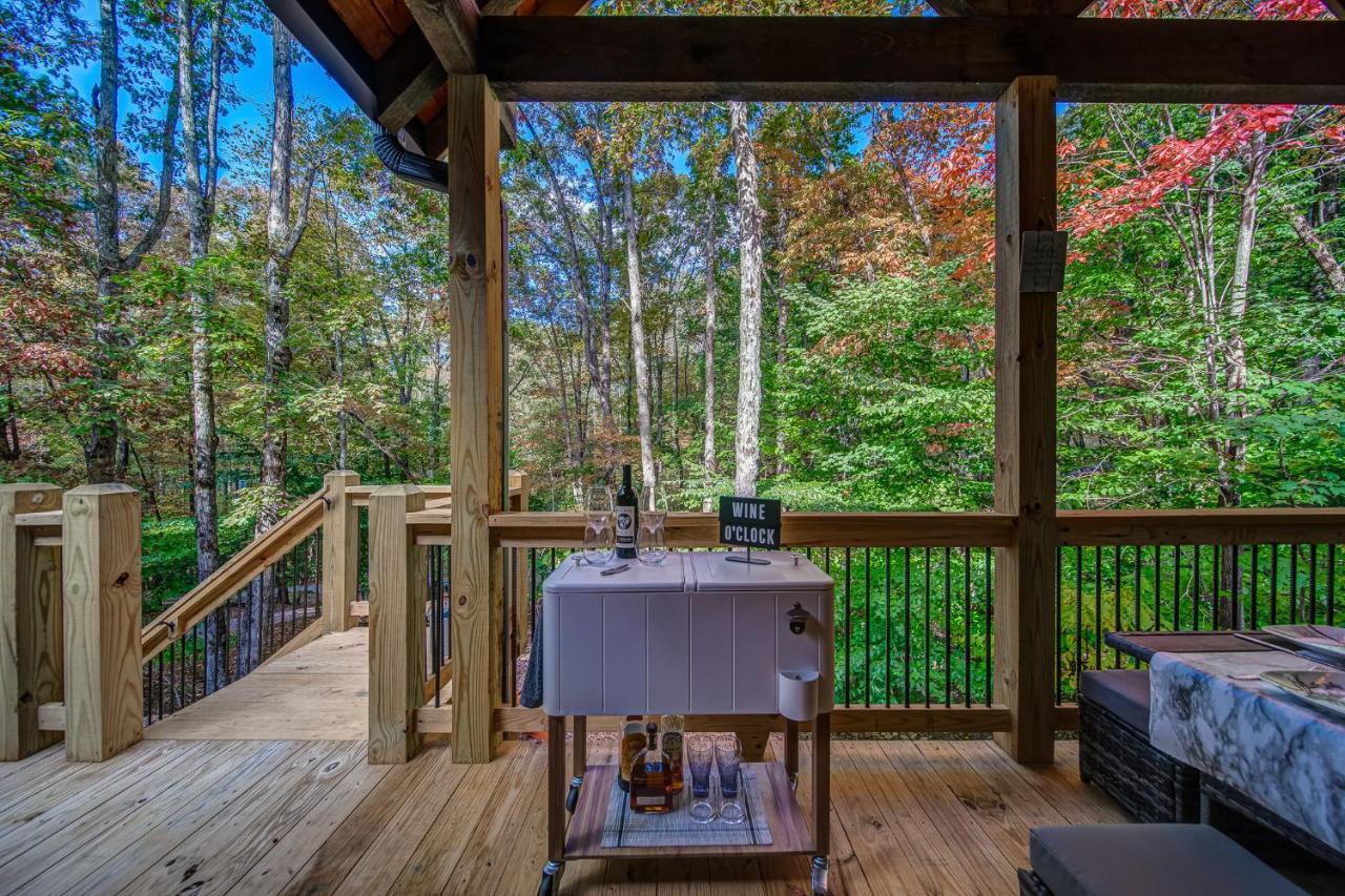 Brand New Build Luxury Mountain Chalet With Hot Tub, Pool, Game Room, Premium Features Ellijay Exteriör bild